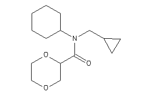 N-cyclohexyl-N-(cyclopropylmethyl)-1,4-dioxane-2-carboxamide