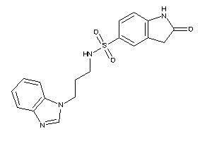 N-[3-(benzimidazol-1-yl)propyl]-2-keto-indoline-5-sulfonamide