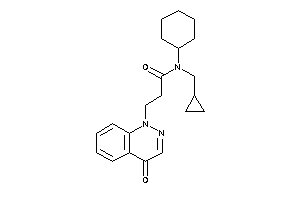 Image of N-cyclohexyl-N-(cyclopropylmethyl)-3-(4-ketocinnolin-1-yl)propionamide