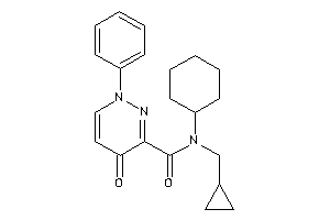 N-cyclohexyl-N-(cyclopropylmethyl)-4-keto-1-phenyl-pyridazine-3-carboxamide