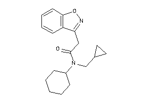 N-cyclohexyl-N-(cyclopropylmethyl)-2-indoxazen-3-yl-acetamide