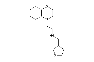 2-(2,3,4a,5,6,7,8,8a-octahydrobenzo[b][1,4]oxazin-4-yl)ethyl-(tetrahydrofuran-3-ylmethyl)amine