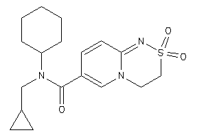 N-cyclohexyl-N-(cyclopropylmethyl)-2,2-diketo-3,4-dihydropyrido[2,1-c][1,2,4]thiadiazine-7-carboxamide