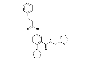 5-(hydrocinnamoylamino)-2-pyrrolidino-N-(tetrahydrofurfuryl)benzamide