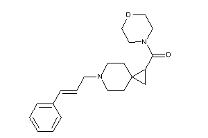 (6-cinnamyl-6-azaspiro[2.5]octan-2-yl)-morpholino-methanone