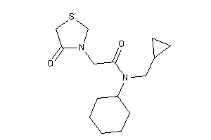 N-cyclohexyl-N-(cyclopropylmethyl)-2-(4-ketothiazolidin-3-yl)acetamide