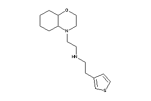 2-(2,3,4a,5,6,7,8,8a-octahydrobenzo[b][1,4]oxazin-4-yl)ethyl-[2-(3-thienyl)ethyl]amine