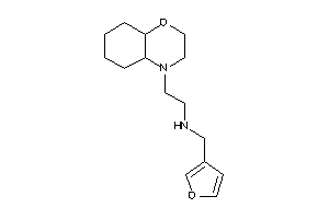 2-(2,3,4a,5,6,7,8,8a-octahydrobenzo[b][1,4]oxazin-4-yl)ethyl-(3-furfuryl)amine