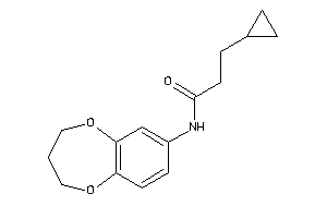 Image of 3-cyclopropyl-N-(3,4-dihydro-2H-1,5-benzodioxepin-7-yl)propionamide