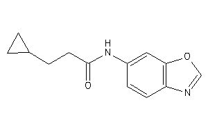 N-(1,3-benzoxazol-6-yl)-3-cyclopropyl-propionamide