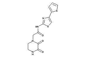 2-(2,3-diketopiperazino)-N-[4-(2-thienyl)thiazol-2-yl]acetamide