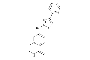 2-(2,3-diketopiperazino)-N-[4-(2-pyridyl)thiazol-2-yl]acetamide