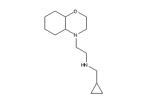 2-(2,3,4a,5,6,7,8,8a-octahydrobenzo[b][1,4]oxazin-4-yl)ethyl-(cyclopropylmethyl)amine