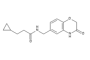 3-cyclopropyl-N-[(3-keto-4H-1,4-benzoxazin-6-yl)methyl]propionamide