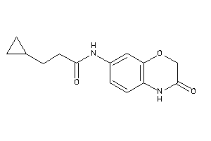 3-cyclopropyl-N-(3-keto-4H-1,4-benzoxazin-7-yl)propionamide