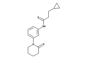 3-cyclopropyl-N-[3-(2-ketopiperidino)phenyl]propionamide