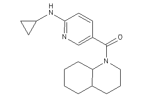 3,4,4a,5,6,7,8,8a-octahydro-2H-quinolin-1-yl-[6-(cyclopropylamino)-3-pyridyl]methanone