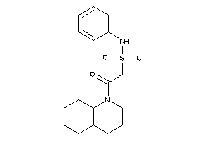 2-(3,4,4a,5,6,7,8,8a-octahydro-2H-quinolin-1-yl)-2-keto-N-phenyl-ethanesulfonamide