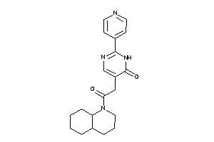 5-[2-(3,4,4a,5,6,7,8,8a-octahydro-2H-quinolin-1-yl)-2-keto-ethyl]-2-(4-pyridyl)-1H-pyrimidin-6-one