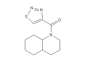 3,4,4a,5,6,7,8,8a-octahydro-2H-quinolin-1-yl(thiadiazol-4-yl)methanone