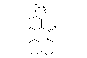 3,4,4a,5,6,7,8,8a-octahydro-2H-quinolin-1-yl(1H-indazol-4-yl)methanone