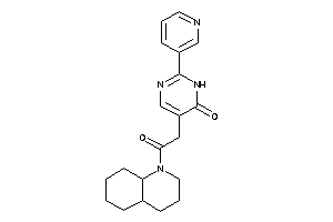 5-[2-(3,4,4a,5,6,7,8,8a-octahydro-2H-quinolin-1-yl)-2-keto-ethyl]-2-(3-pyridyl)-1H-pyrimidin-6-one