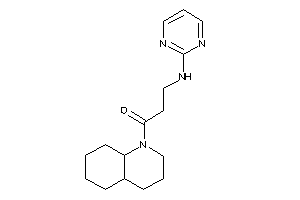 1-(3,4,4a,5,6,7,8,8a-octahydro-2H-quinolin-1-yl)-3-(2-pyrimidylamino)propan-1-one