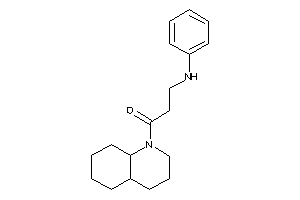 1-(3,4,4a,5,6,7,8,8a-octahydro-2H-quinolin-1-yl)-3-anilino-propan-1-one