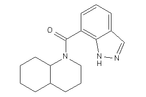 3,4,4a,5,6,7,8,8a-octahydro-2H-quinolin-1-yl(1H-indazol-7-yl)methanone