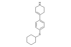 4-[4-(cyclohexoxy)phenyl]-1,2,3,6-tetrahydropyridine