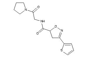 N-(2-keto-2-pyrrolidino-ethyl)-3-(2-thienyl)-2-isoxazoline-5-carboxamide