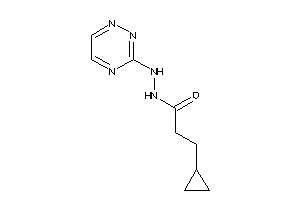3-cyclopropyl-N'-(1,2,4-triazin-3-yl)propionohydrazide