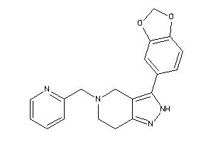 3-(1,3-benzodioxol-5-yl)-5-(2-pyridylmethyl)-2,4,6,7-tetrahydropyrazolo[4,3-c]pyridine