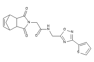 2-(diketoBLAHyl)-N-[[3-(2-thienyl)-1,2,4-oxadiazol-5-yl]methyl]acetamide