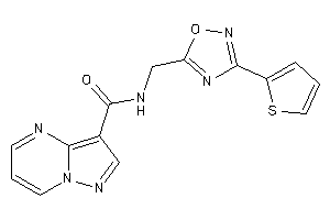 N-[[3-(2-thienyl)-1,2,4-oxadiazol-5-yl]methyl]pyrazolo[1,5-a]pyrimidine-3-carboxamide