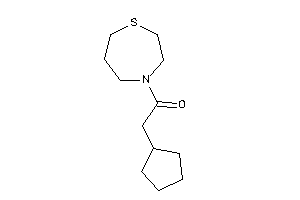 2-cyclopentyl-1-(1,4-thiazepan-4-yl)ethanone