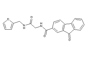 N-[2-(2-furfurylamino)-2-keto-ethyl]-9-keto-fluorene-2-carboxamide