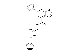 N-[2-(2-furfurylamino)-2-keto-ethyl]-6-(2-furyl)isoxazolo[5,4-b]pyridine-4-carboxamide