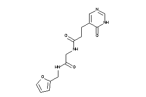 N-[2-(2-furfurylamino)-2-keto-ethyl]-3-(6-keto-1H-pyrimidin-5-yl)propionamide