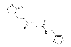 N-[2-(2-furfurylamino)-2-keto-ethyl]-3-(2-ketothiazolidin-3-yl)propionamide