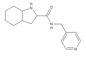 Image of N-(4-pyridylmethyl)-2,3,3a,4,5,6,7,7a-octahydro-1H-indole-2-carboxamide
