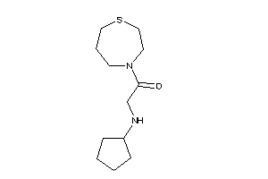 2-(cyclopentylamino)-1-(1,4-thiazepan-4-yl)ethanone