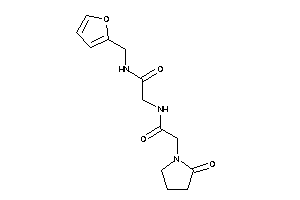 N-(2-furfuryl)-2-[[2-(2-ketopyrrolidino)acetyl]amino]acetamide