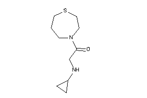 2-(cyclopropylamino)-1-(1,4-thiazepan-4-yl)ethanone