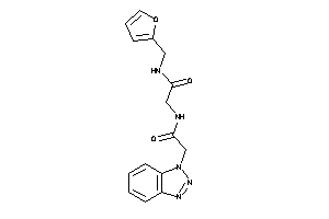 2-[[2-(benzotriazol-1-yl)acetyl]amino]-N-(2-furfuryl)acetamide