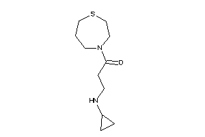 3-(cyclopropylamino)-1-(1,4-thiazepan-4-yl)propan-1-one