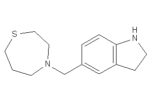 4-(indolin-5-ylmethyl)-1,4-thiazepane