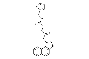 Image of 2-[(2-benzo[e]benzofuran-1-ylacetyl)amino]-N-(2-furfuryl)acetamide
