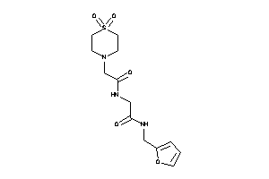 2-[[2-(1,1-diketo-1,4-thiazinan-4-yl)acetyl]amino]-N-(2-furfuryl)acetamide