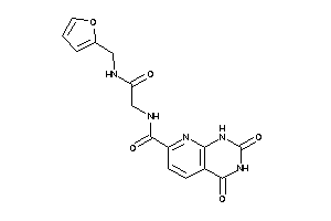 N-[2-(2-furfurylamino)-2-keto-ethyl]-2,4-diketo-1H-pyrido[2,3-d]pyrimidine-7-carboxamide